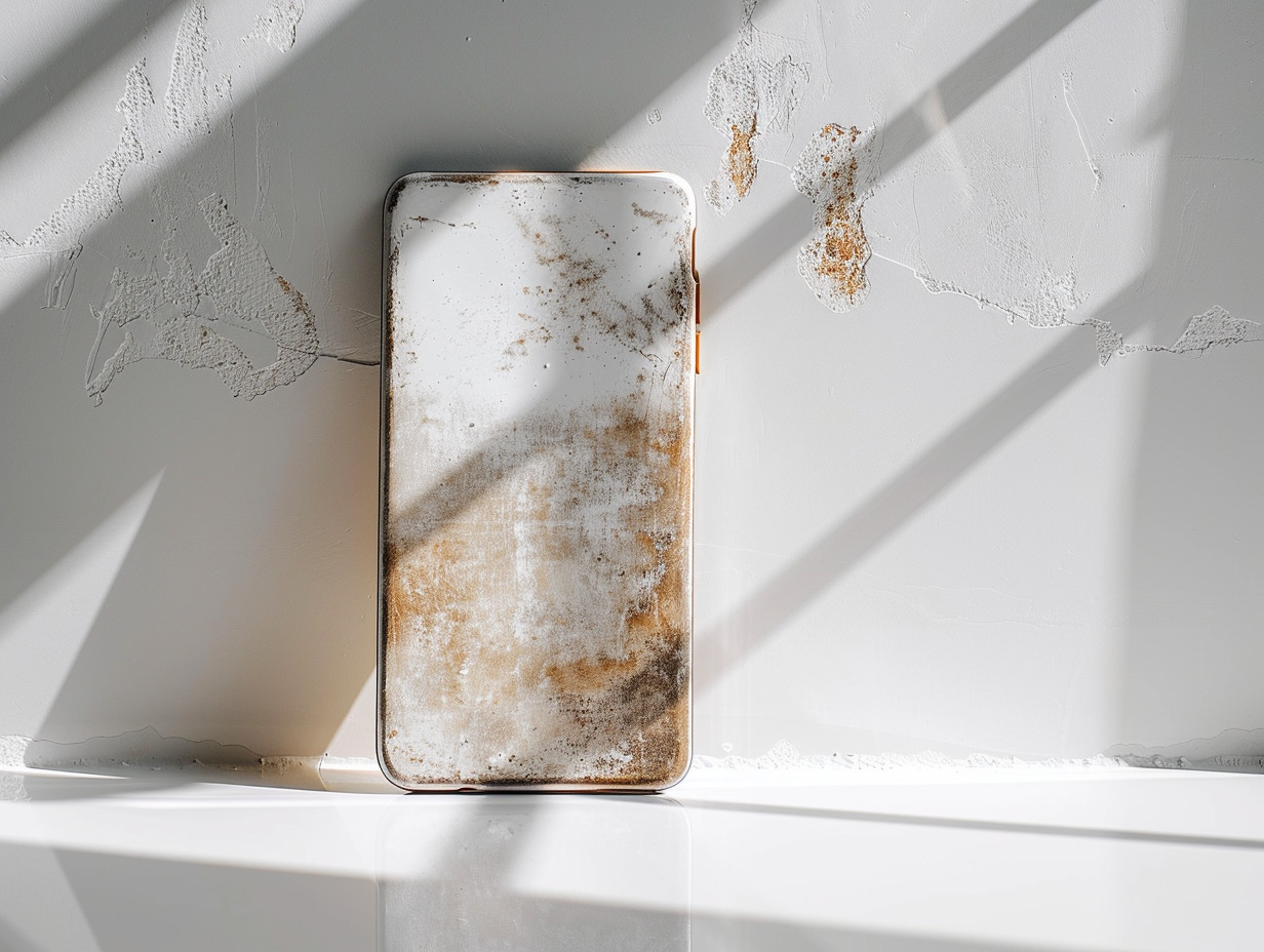 téléphone jaune